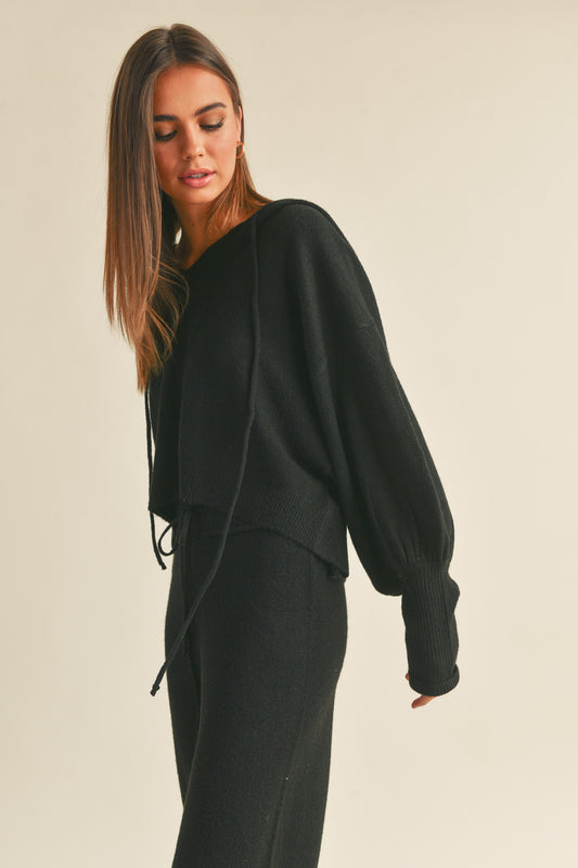 Nicole Knit Pullover Hoodie